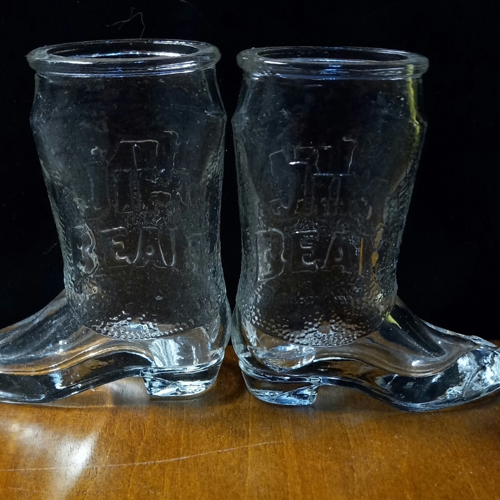 Jim Beam toothpick holders/ shotglasses